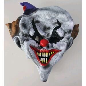 Halloween Scary Evil Clown Pull On Mask